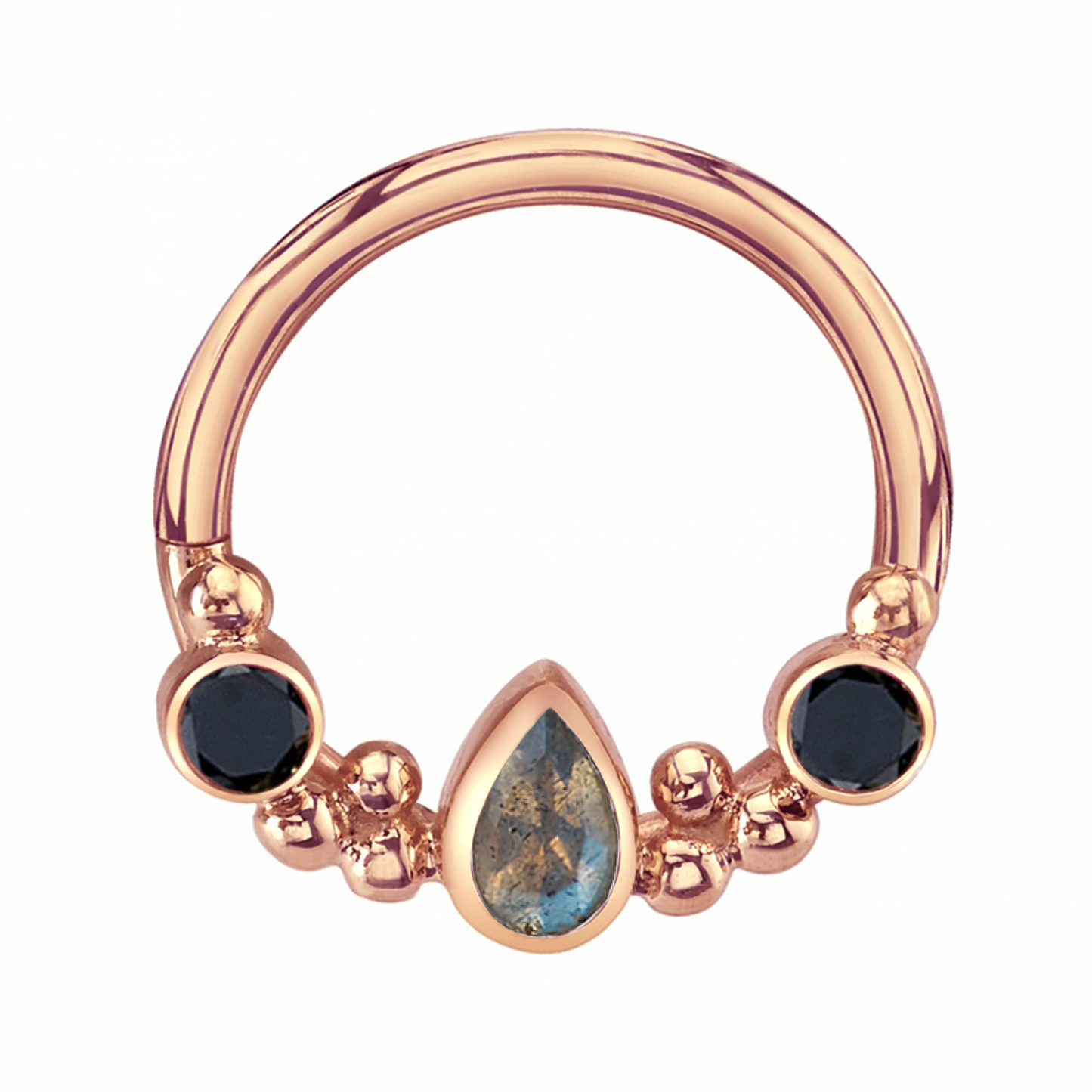 Inside Out Eden Pear Seam Ring