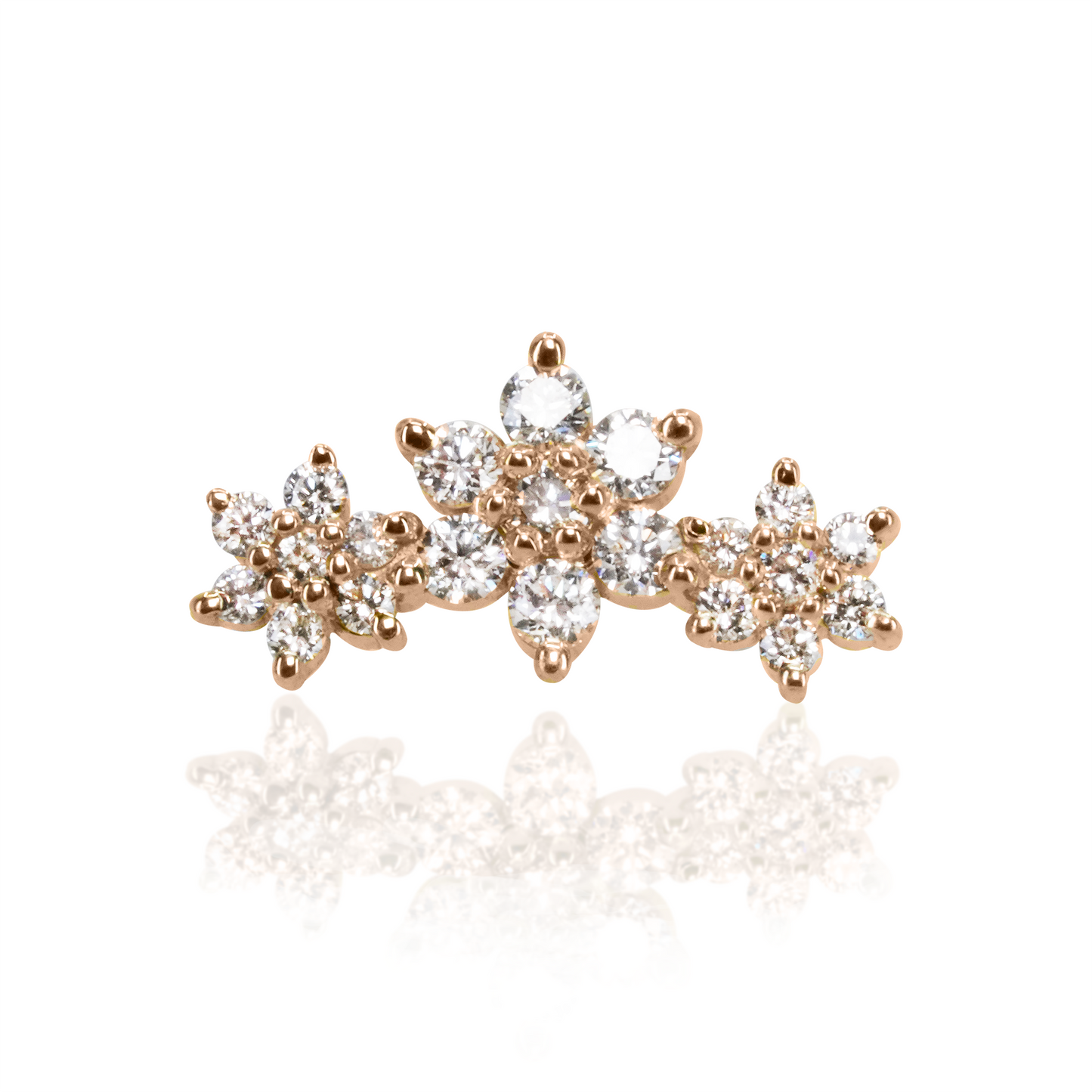 Estrella with Diamond Threaded End | 14 Gauge