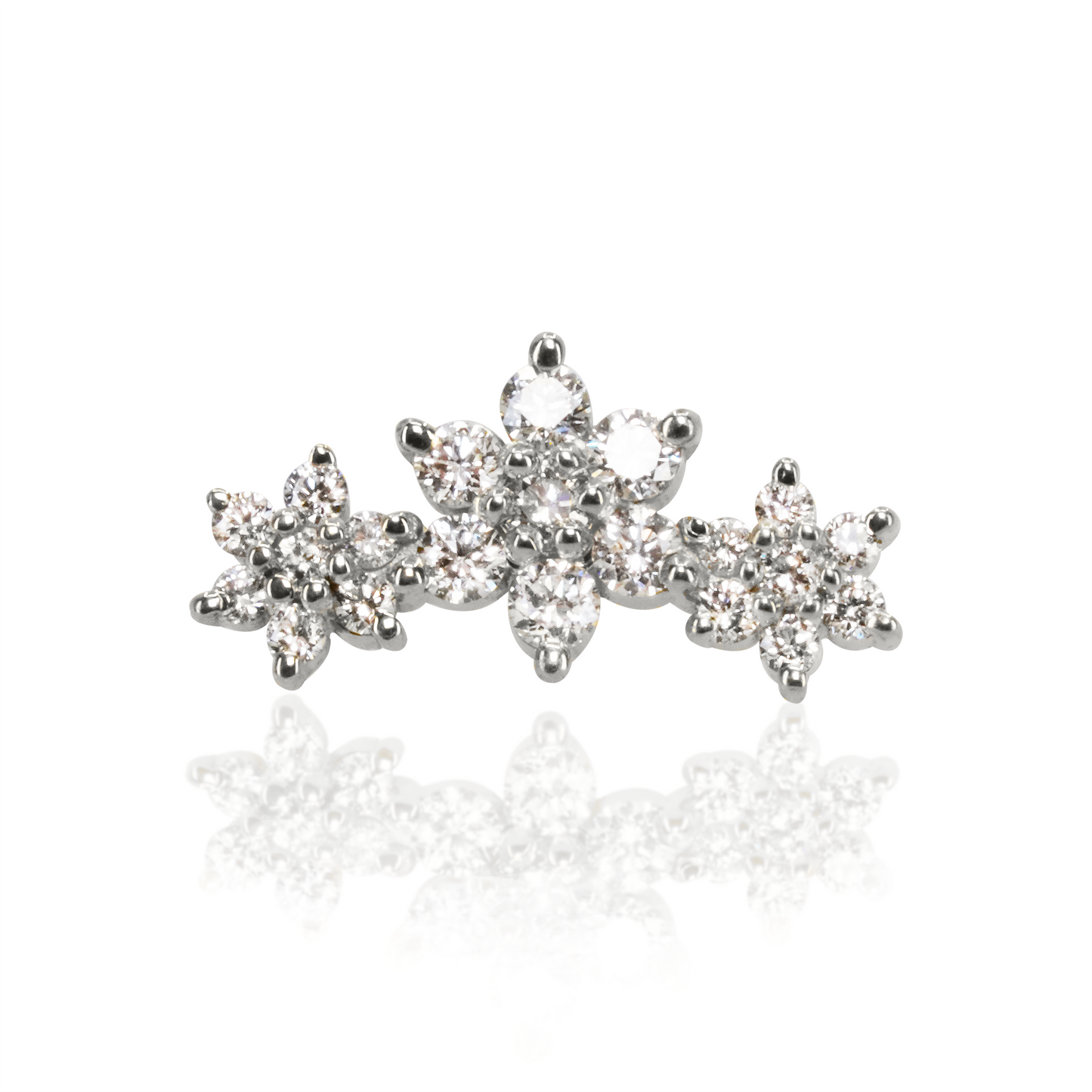 Estrella with Diamond Threaded End | 14 Gauge