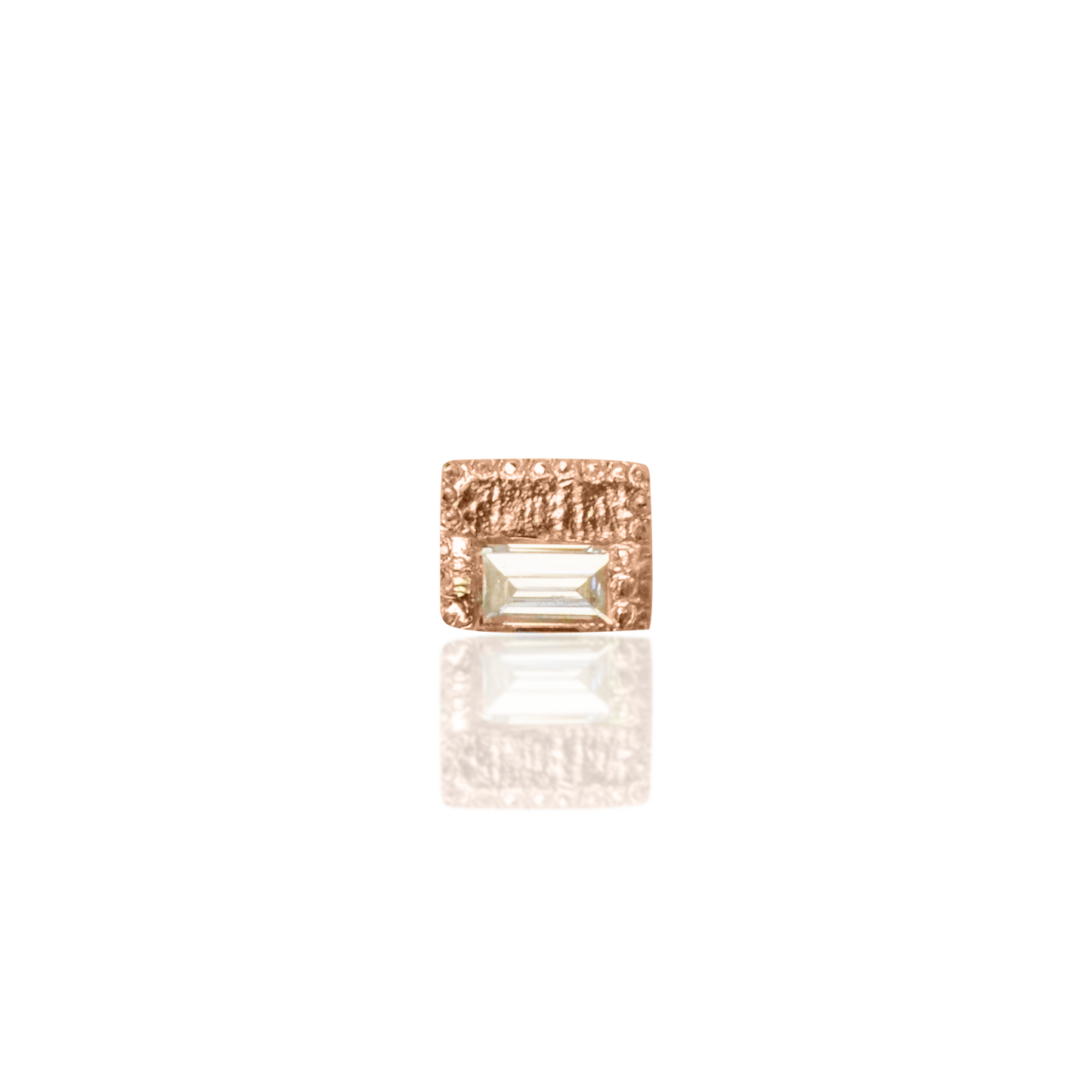 Diamond Baguette Block Threadless End