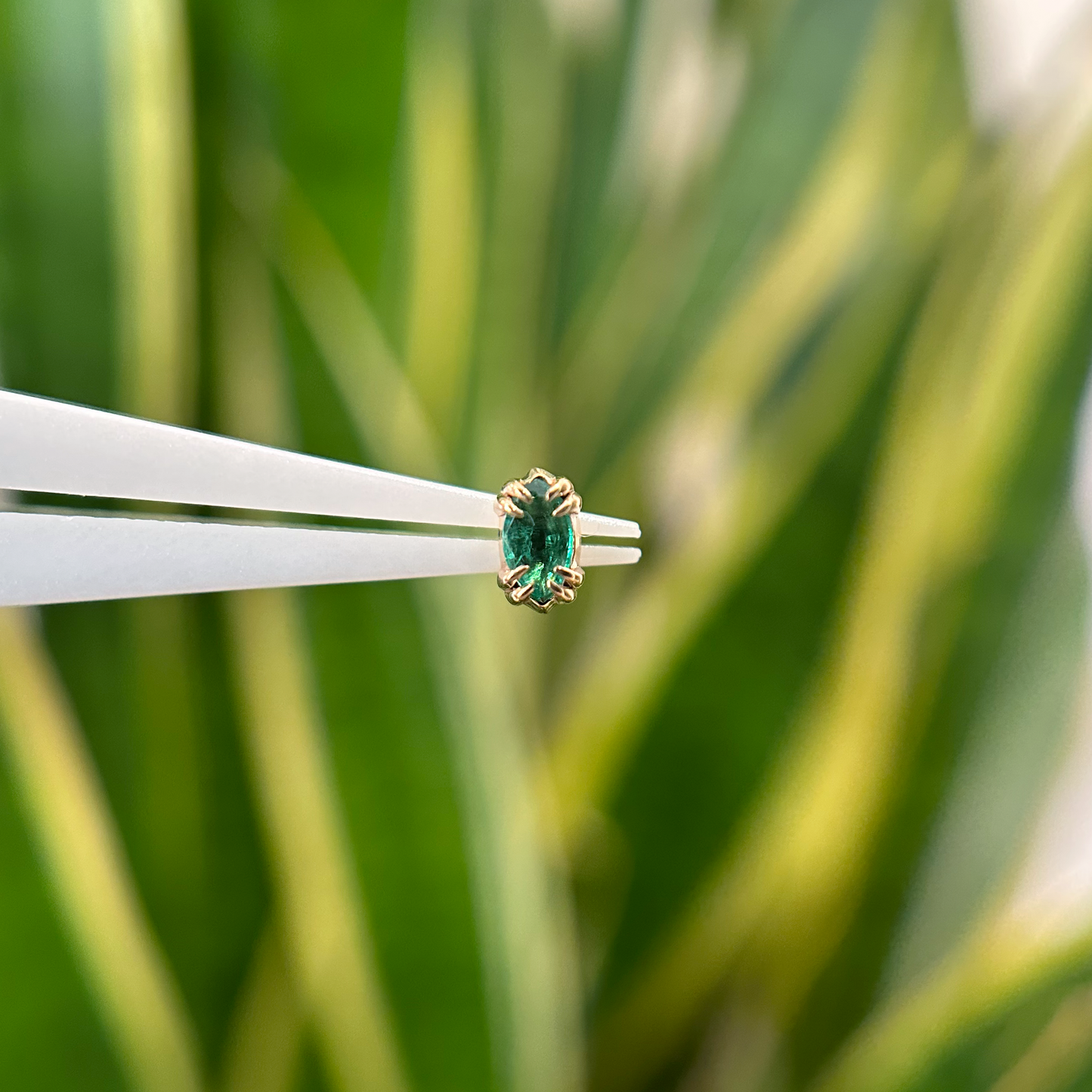 Marquise Emerald Threadless End