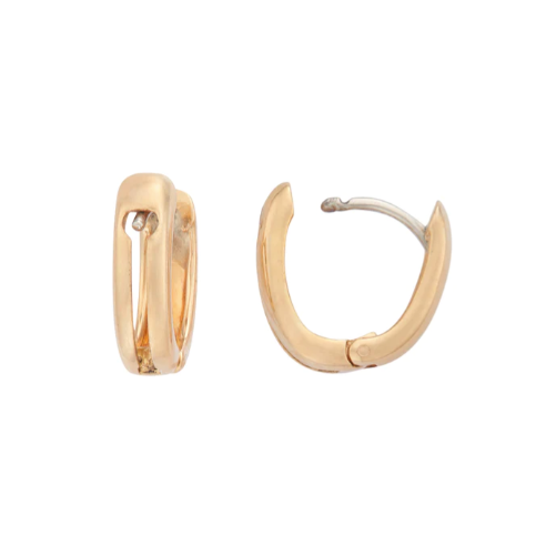 Marla Aaron Guava Quartz Mini Discs with Base - PAIR