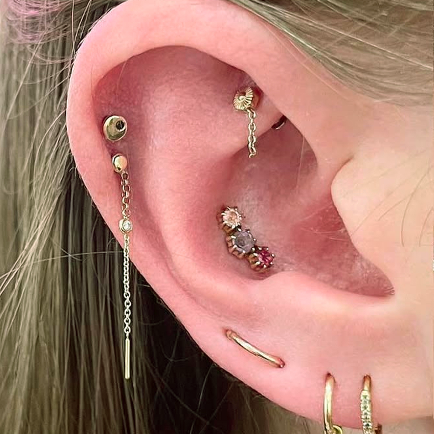 Chained Alpha Threadless End