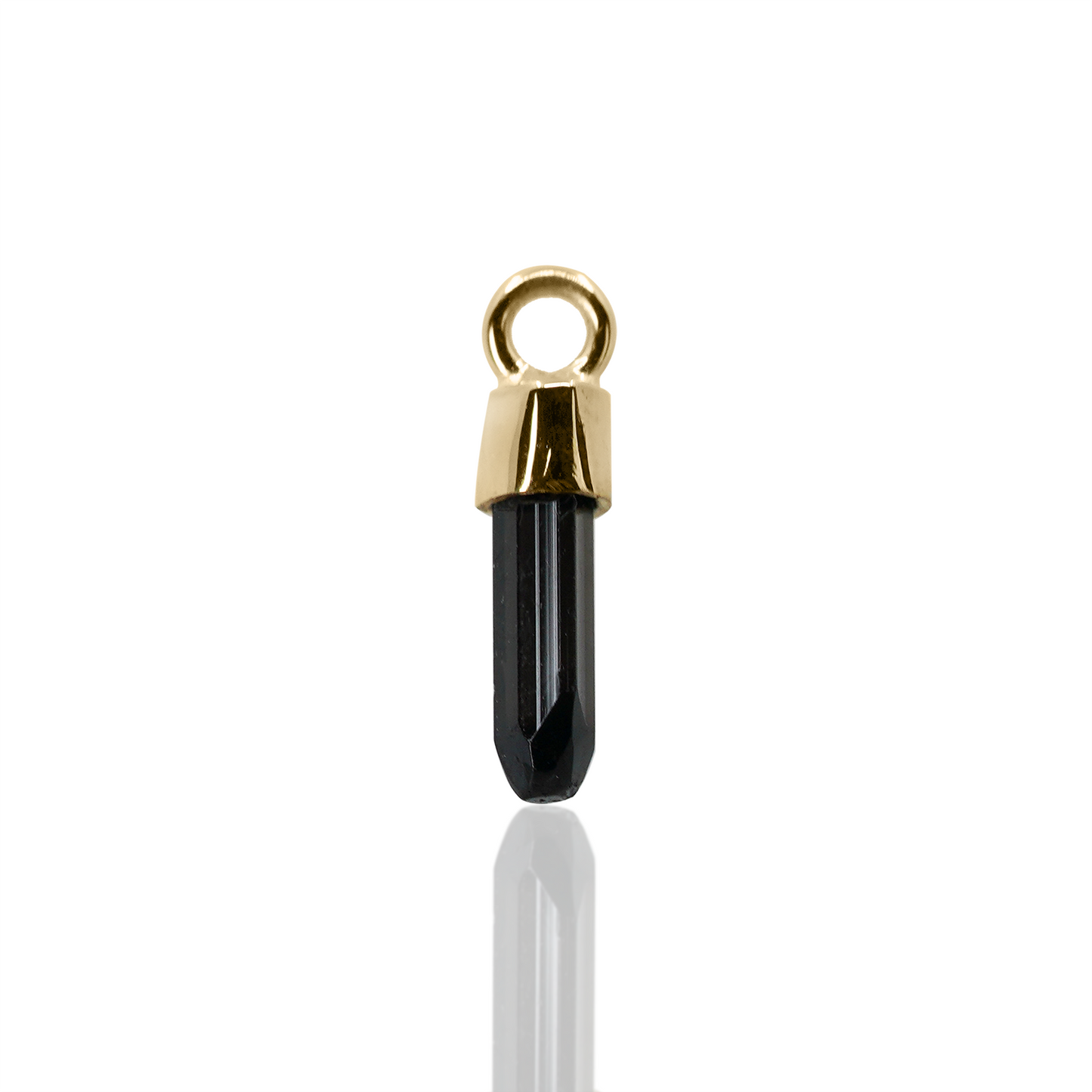 Kiss Dangle Charm with Assorted Gemstones