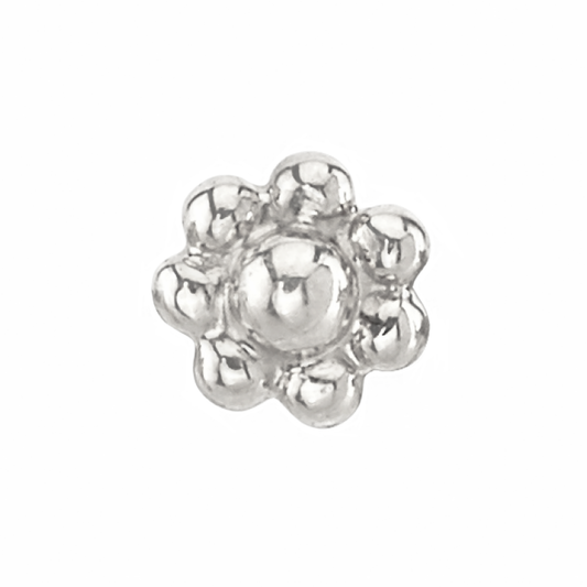 Beaded Flower Threadless End