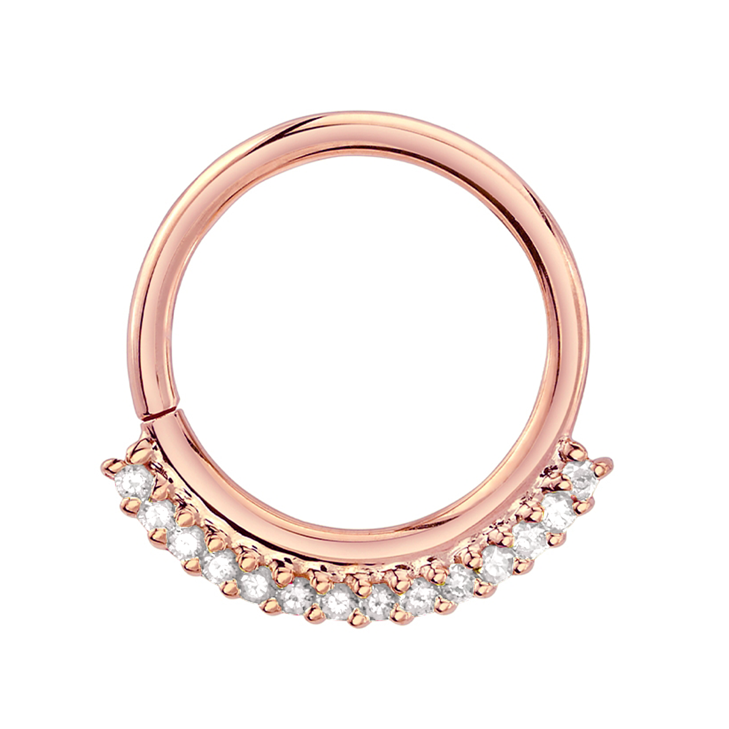 Diamond Dahlia Seam Ring