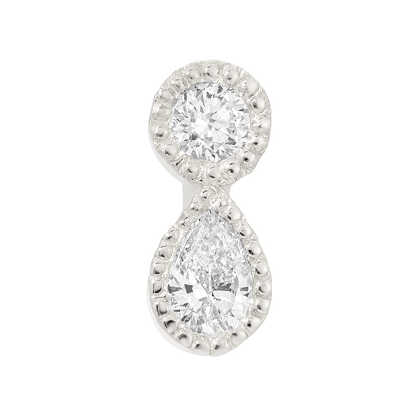 Diamond Dewdrop Threaded End