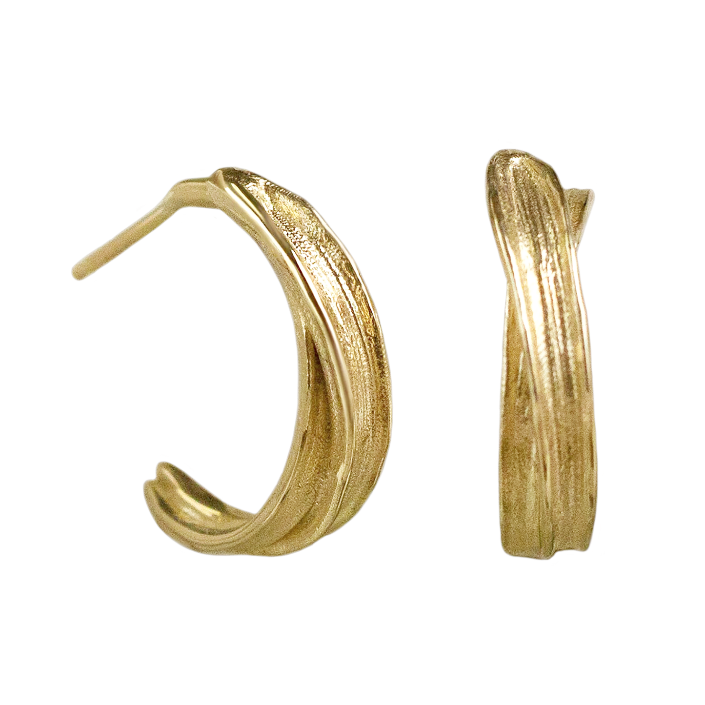 Gleam Brushstroke Hoops