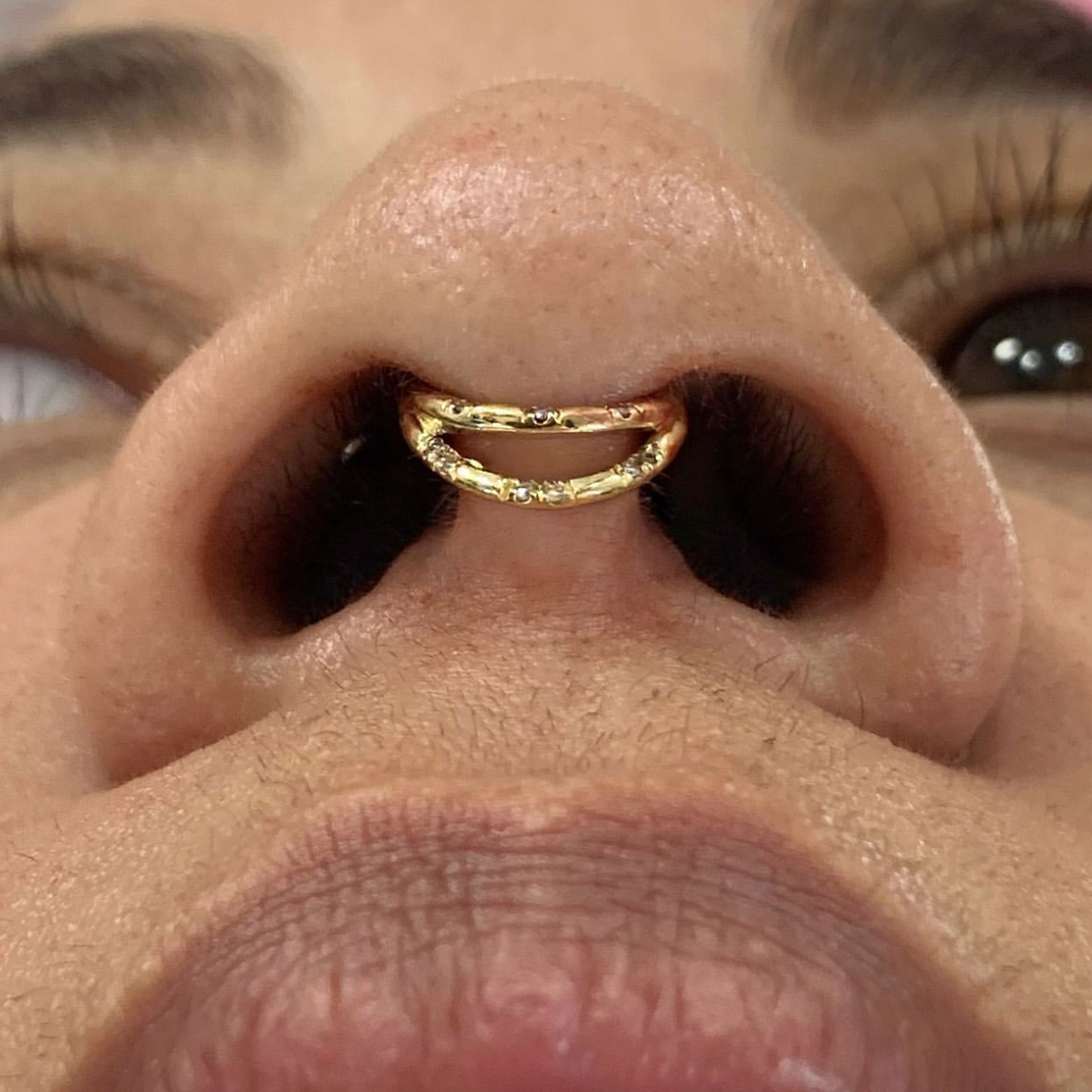 Criminally Humble Stacked Hinge Ring