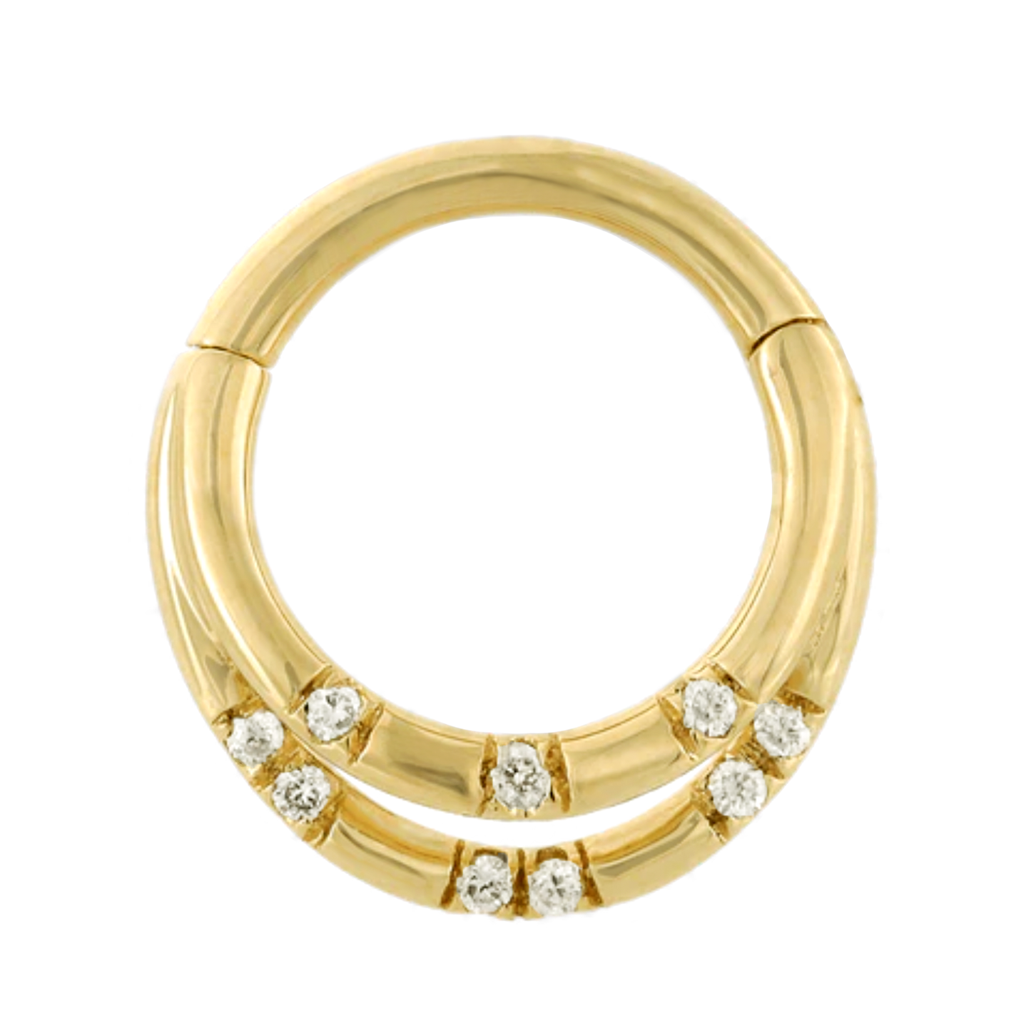 Criminally Humble Stacked Hinge Ring