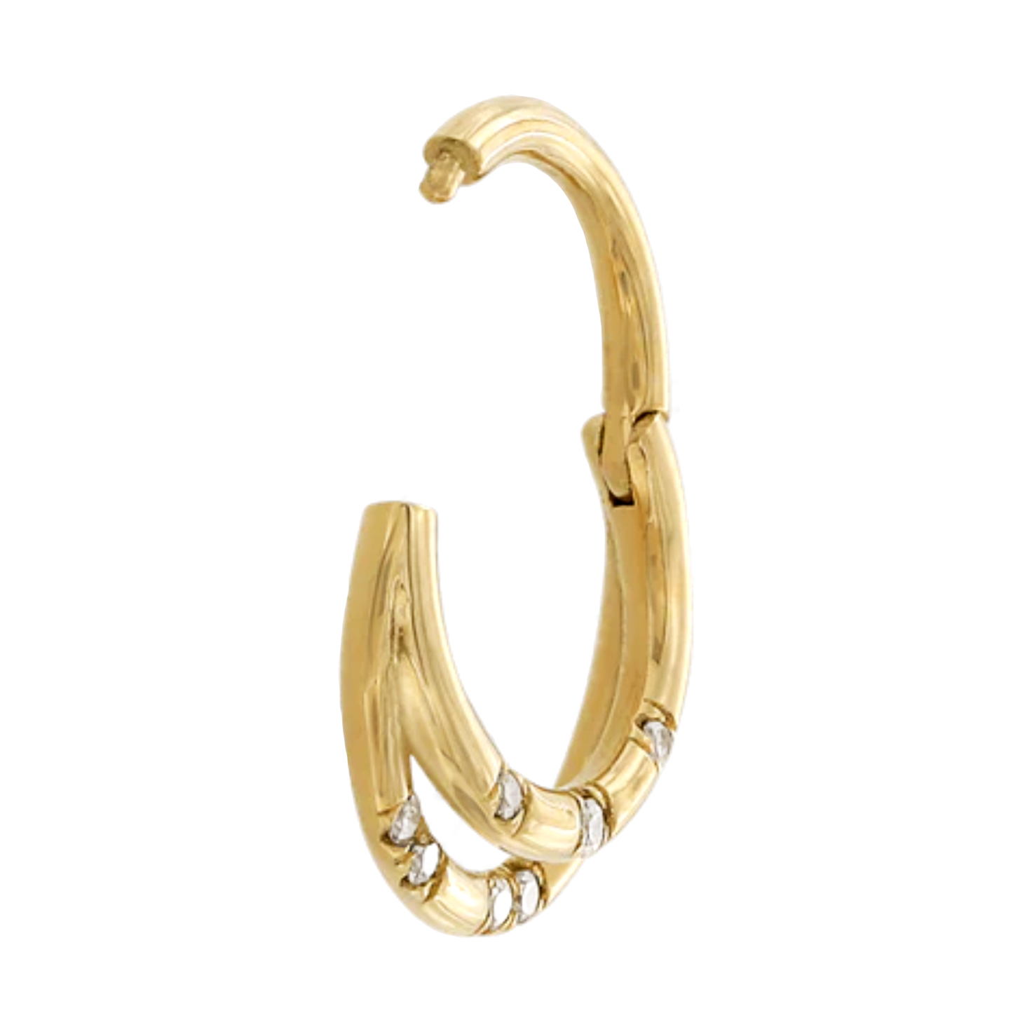 Criminally Humble Stacked Hinge Ring
