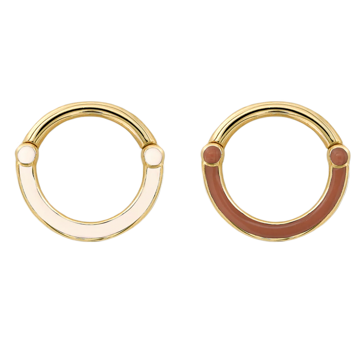 Reversible Double Deco Hinge Ring